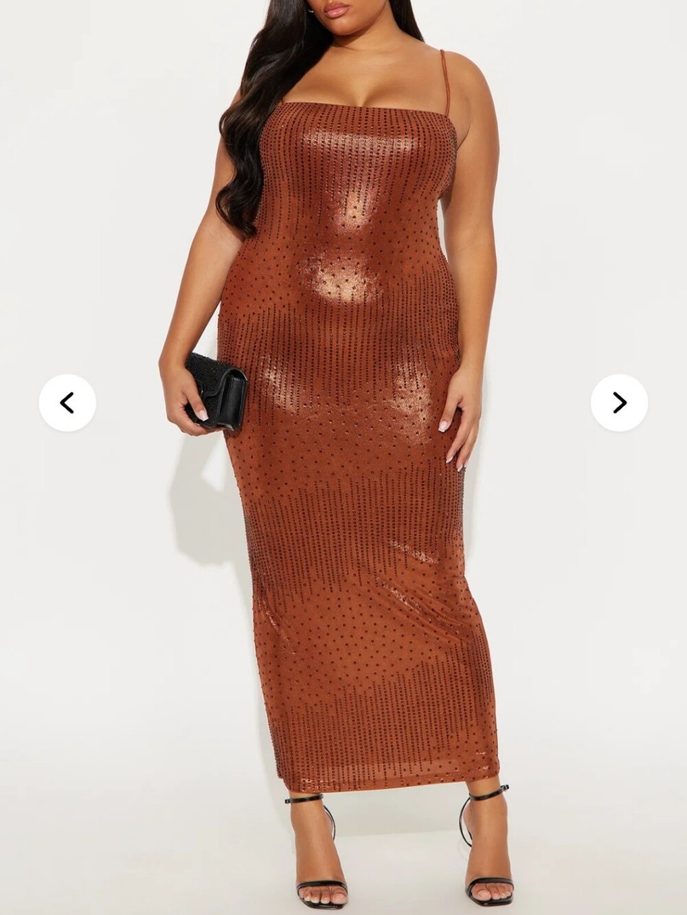 Fashion Nova Diamond Crush Maxi Dress